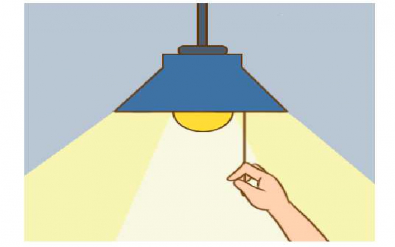 把灯关了，电去哪儿了？